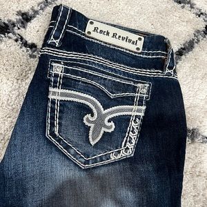 Womens Rock Revival Jeans Size 31, Excellent Condition